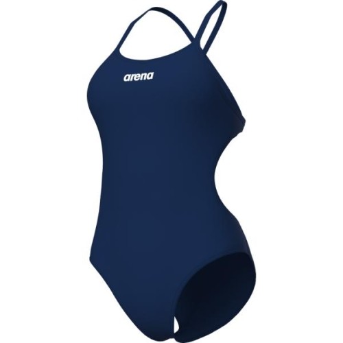 W Tie Back Solid Navy 34 - 710