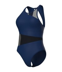 W Mesh Angle Vent Back B Navy 38 - 700