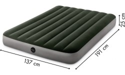 Dmuchany materac turystyczny dwuosobowy Intex 64108