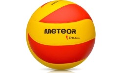 Piłka do siatkówki Meteor - Żółty/czerwony