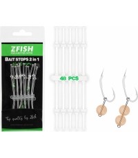 ZFISH Silicone Boilie Stops 16-30mm