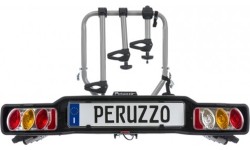 Autobagažinė Peruzzo Siena // 4 dviračiam, ant kablio, atlenkiama (plienas)