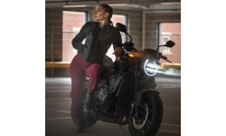 Damskie legginsy motocyklowe Oxford Super 2.0 Bordeaux