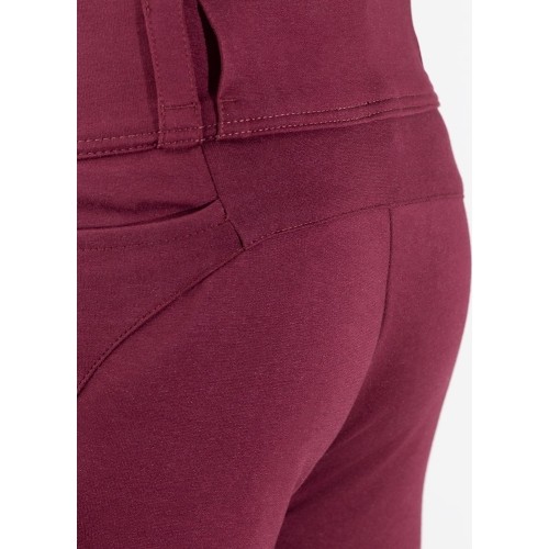 Damskie legginsy motocyklowe Oxford Super 2.0 Bordeaux