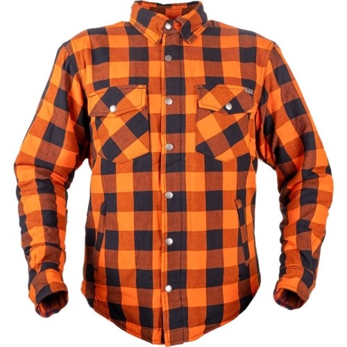 Koszulka motocyklowa BOS Lumberjack - Impact Red