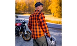 Koszulka motocyklowa BOS Lumberjack - Impact Red