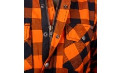 Koszulka motocyklowa BOS Lumberjack - Impact Red