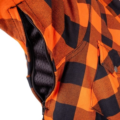 Koszulka motocyklowa BOS Lumberjack - Impact Red