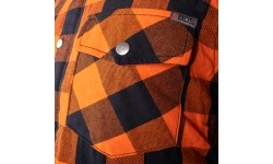 Koszulka motocyklowa BOS Lumberjack - Impact Red