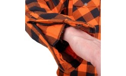 Koszulka motocyklowa BOS Lumberjack - Impact Red