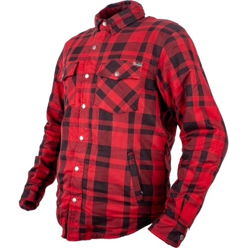 Koszulka motocyklowa BOS Lumberjack - Impact Red