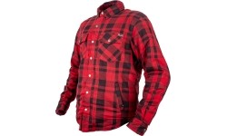 Koszulka motocyklowa BOS Lumberjack - Impact Red