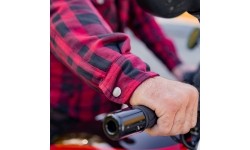 Koszulka motocyklowa BOS Lumberjack - Impact Red