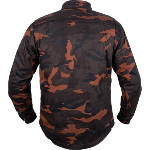 Koszulka motocyklowa BOS Lumberjack - Impact Red