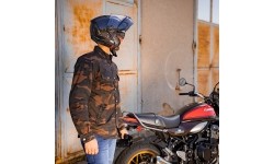 Koszulka motocyklowa BOS Lumberjack - Impact Red