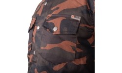 Koszulka motocyklowa BOS Lumberjack - Impact Red