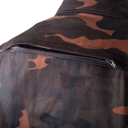 Koszulka motocyklowa BOS Lumberjack - Impact Red