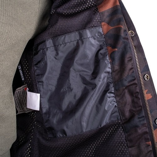 Koszulka motocyklowa BOS Lumberjack - Impact Red