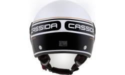 Kask motocyklowy Cassida Handy Plus Linear Pearl White/Black/Gold