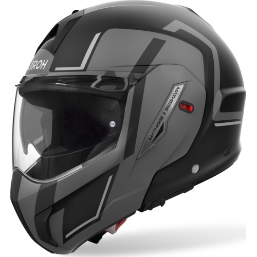 Kask motocyklowy Flip-Up AIROH MATHISSE 2 Genius P/J Matte Gray