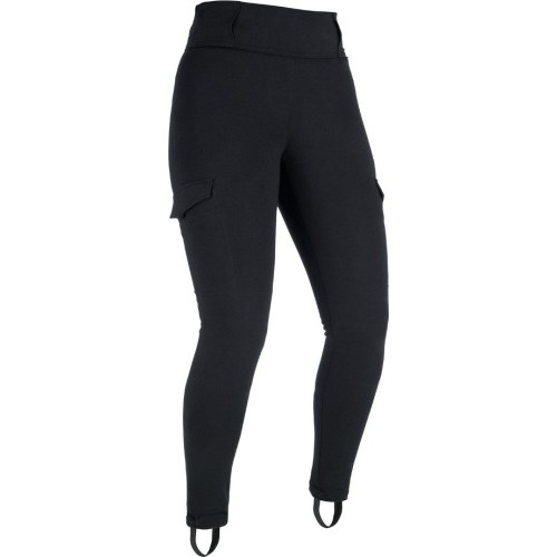 Krótkie damskie legginsy motocyklowe Oxford Super Cargo Black