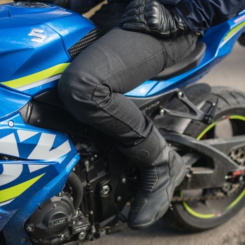 Męskie jeansy motocyklowe Oxford Original Approved CE Regular Fit czarne