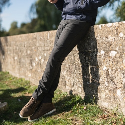 Męskie jeansy motocyklowe Oxford Original Approved CE Regular Fit czarne