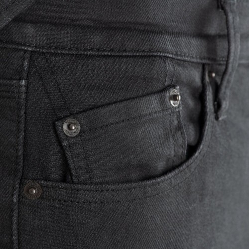 Męskie jeansy motocyklowe Oxford Original Approved CE Regular Fit czarne