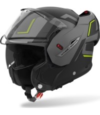 Kask motocyklowy Flip-Up AIROH MATHISSE 2 Genius P/J Matte Yellow