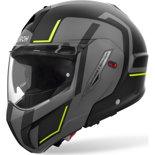 Kask motocyklowy Flip-Up AIROH MATHISSE 2 Genius P/J Matte Yellow