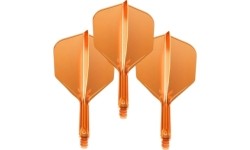 Lotki Dart Target K-Flex Neon No.6 Medium - 3-pak - Fluo Orange