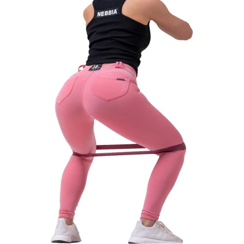 Legginsy damskie Nebbia Dreamy Edition Bubble Butt 537 - Powder Pink