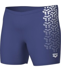 Męskie spodenki pływackie Kikko V Swim Mid Jammer Graphic Future Dusk-White - 810