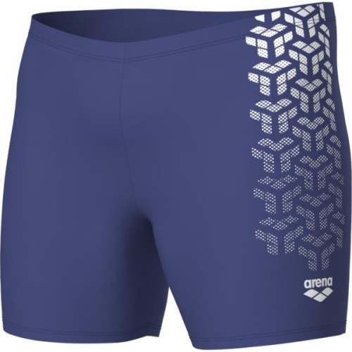 Męskie spodenki pływackie Kikko V Swim Mid Jammer Graphic Future Dusk-White - 810