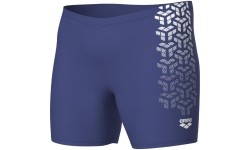 Męskie spodenki pływackie Kikko V Swim Mid Jammer Graphic Future Dusk-White - 810