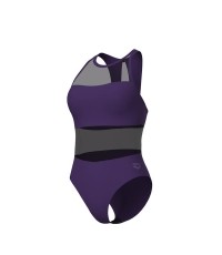 W Mesh Panels Vent Back Dark Plum 38 - 900