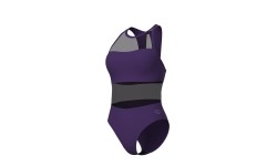 W Mesh Panels Vent Back Dark Plum 38 - 900