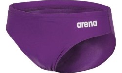 M Team Swim Briefs Solid Plum-Wh 100 - 911