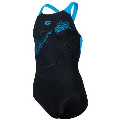 G Butterfly V Back Black-Turq 10-11 - 580