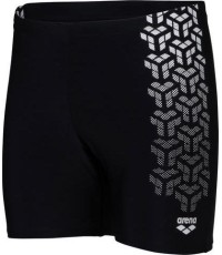 Kąpielówki Kikko V Swim Mid Jammer Graphic, czarno-białe - 510