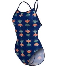 W Desert Vibes Swimsuit Booster Back Navy-Navy 34 - 750