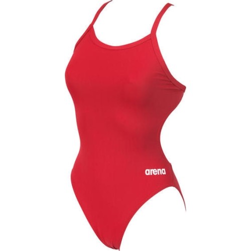 W Team Swimsuit Challenge Solid Red-Whi 32 - 450
