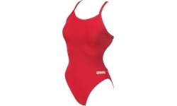 Damski strój kąpielowy Team Swimsuit Challenge Solid czerwono-biały 32 - 450