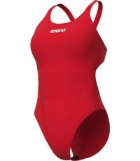 Damski strój kąpielowy Team Swim Tech Solid, czerwono-biały, 32 - 450