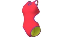 Damski strój kąpielowy One Biglogo Bright Coral-Purple 34 - 990