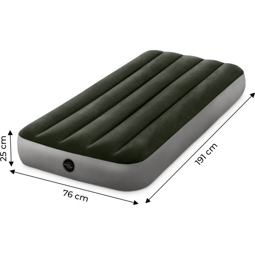 Materac dmuchany łóżko 191x76cm z pompką 1-osobowy 64106