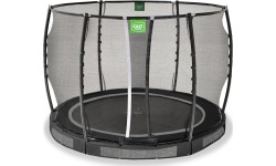 Trampolina gruntowa EXIT Allure Premium ø305 cm, czarna