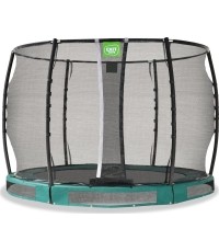 Trampolina gruntowa EXIT Allure Premium ø305 cm, zielona