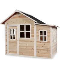 Drewniany domek do zabawy EXIT Loft 150 - naturalny