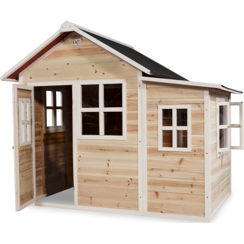 Drewniany domek do zabawy EXIT Loft 150 - naturalny